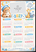 Foto calendario personalizzato - bebe