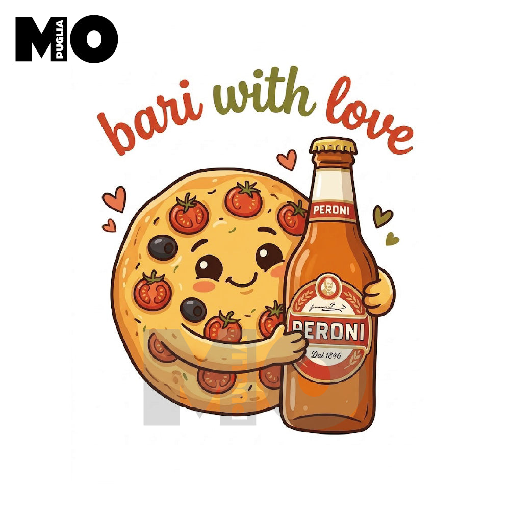 T-shirt Mopuglia Bari with love