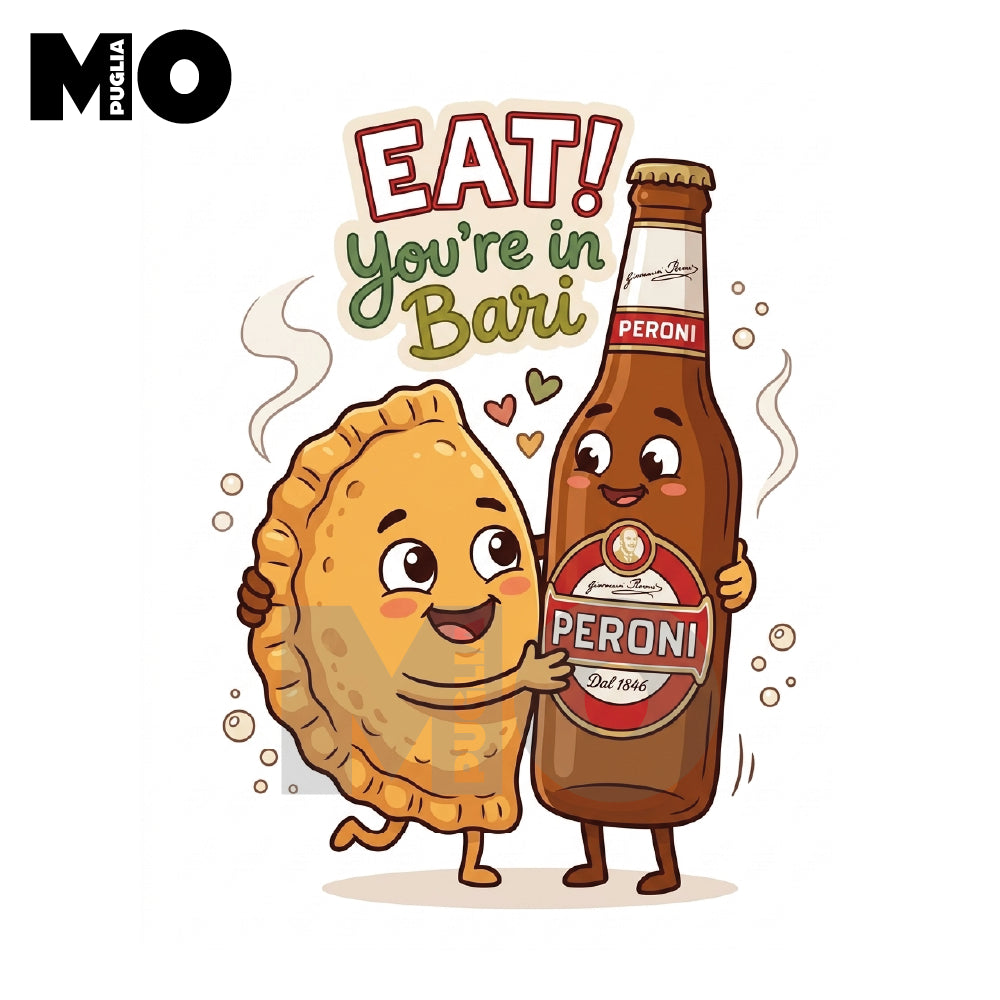 T-shirt Mopuglia Eat You're in Bari