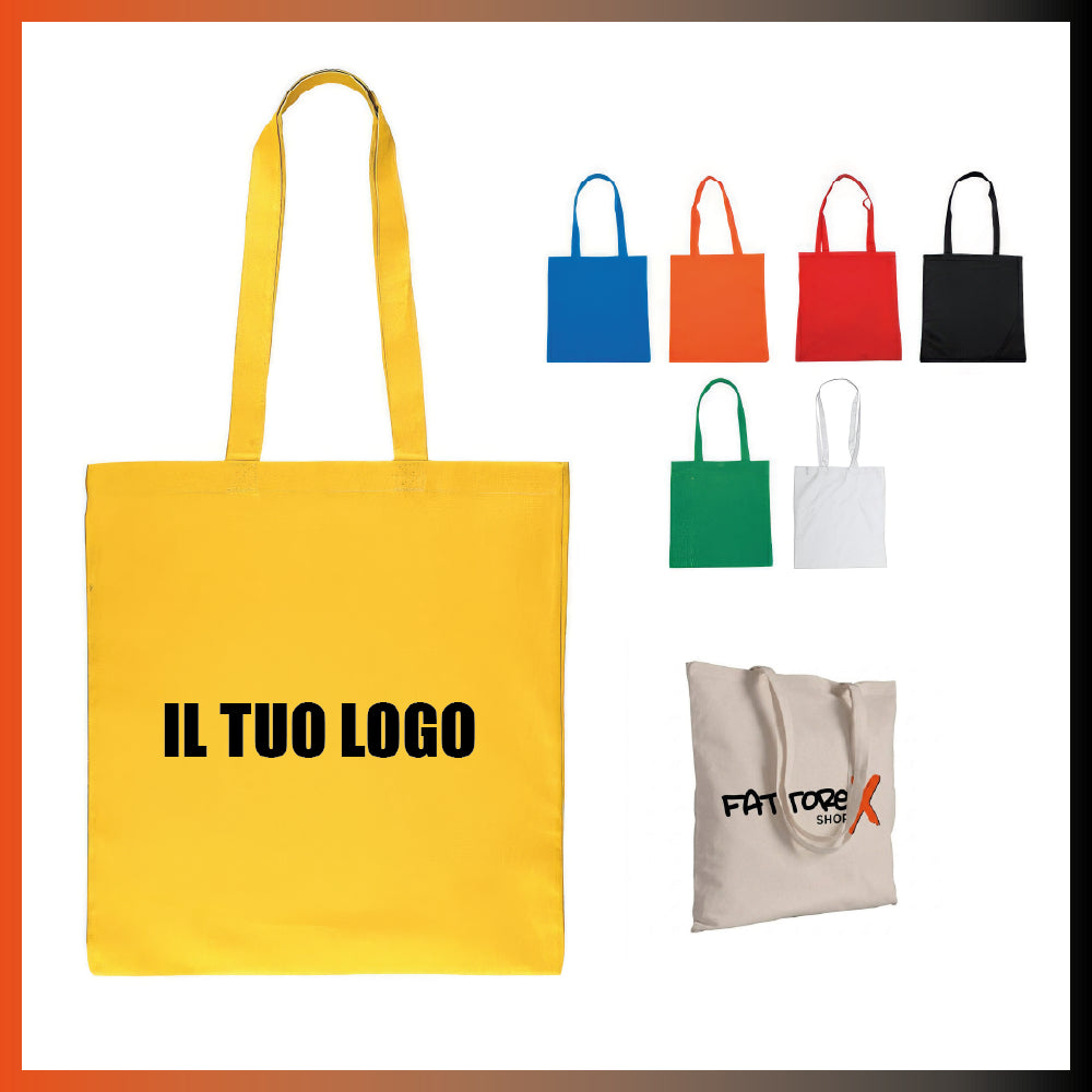 Shopper manici lunghi 130 gr