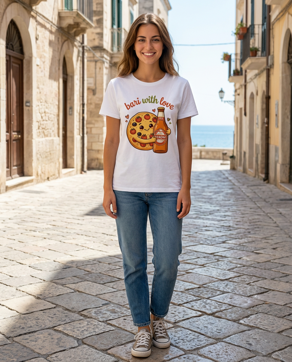 t-shirt bari with love