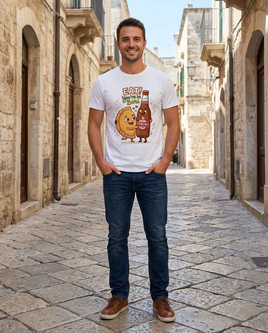 tshirt Eat You're in Bari